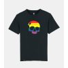 Mænd|Damer NEVER ENOUGH T-Shirts | Big Rainbow Skull T-Shirt