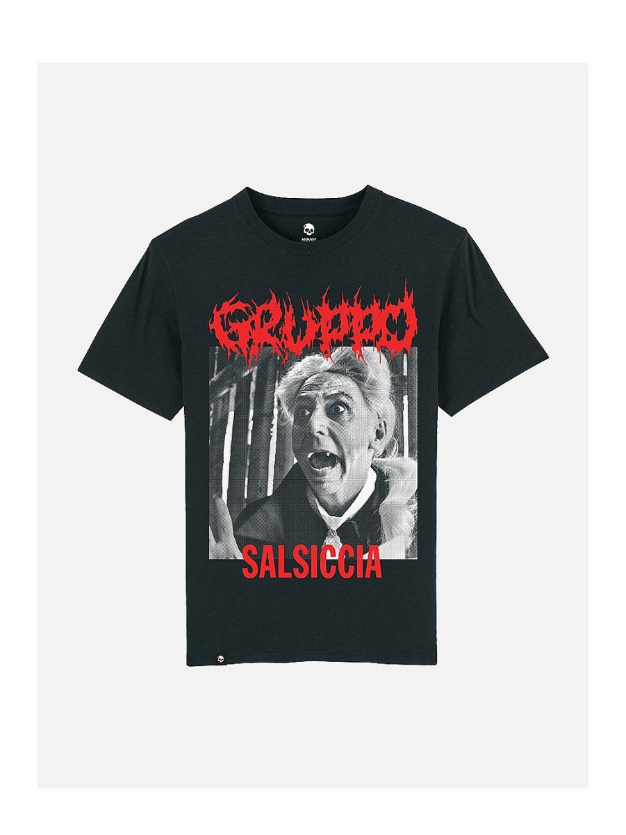 Mænd NEVER ENOUGH T-Shirts | Gruppo Salsiccia T-Shirt