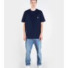 Mænd NEVER ENOUGH T-Shirts | Basic Marinebla Premium Oversize T-Shirt