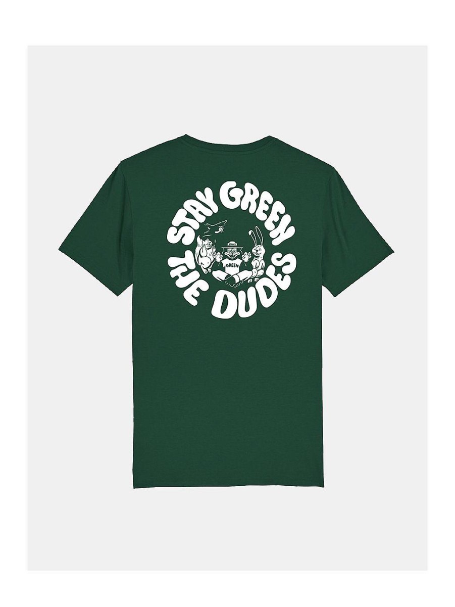 Mænd|The Dudes Factory NEVER ENOUGH T-Shirts | Venligst Gron T-Shirt