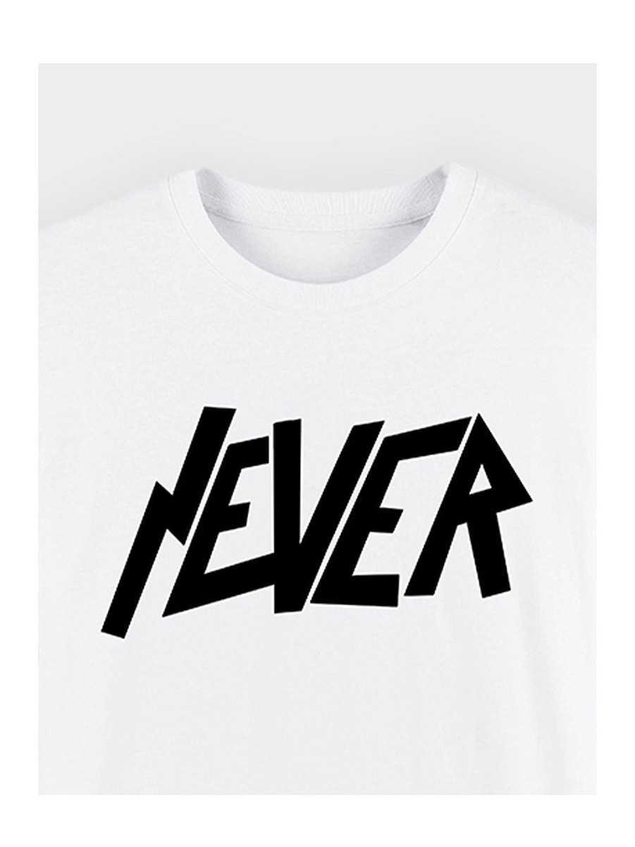 Mænd NEVER ENOUGH T-Shirts | Araya Hvid T-Shirt